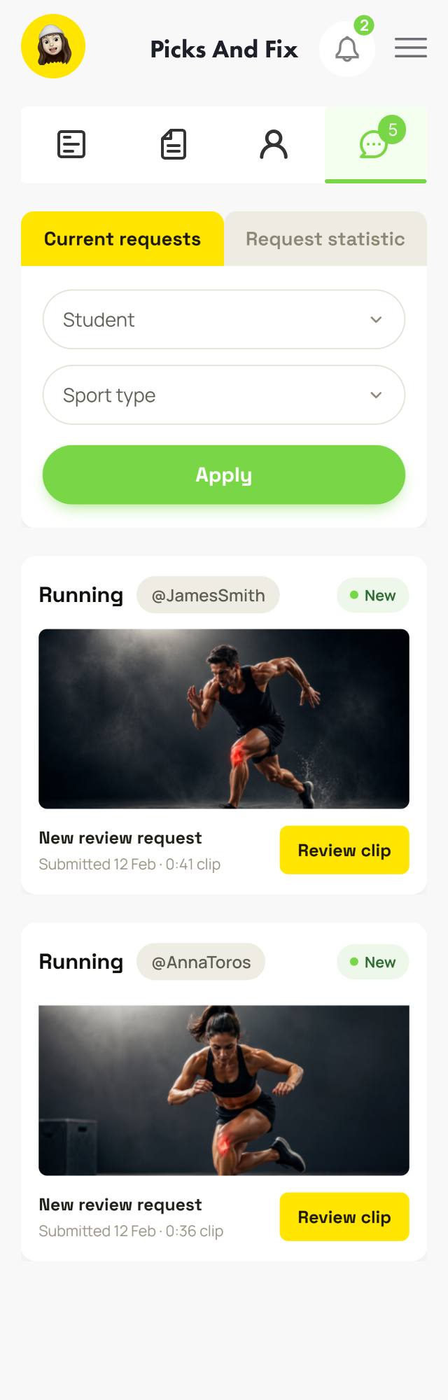 Review requests
